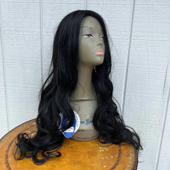 NWT Sepia he Alora heat friendly long wavy curls color 1B main image 5